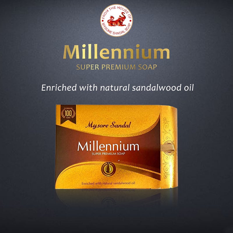 Mysore Sandal Millennium Sandalwood Soap 150g - Image 4